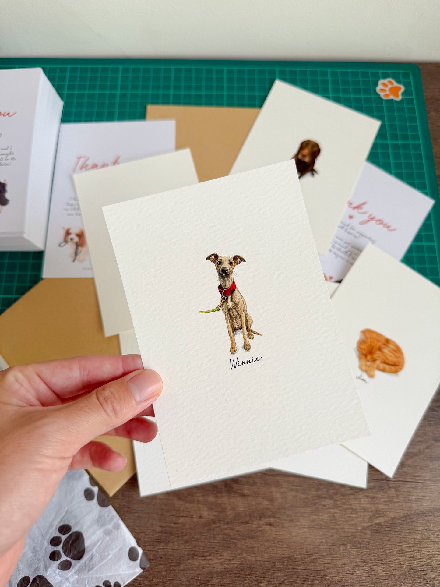 Mini multiple Pet Portrait print