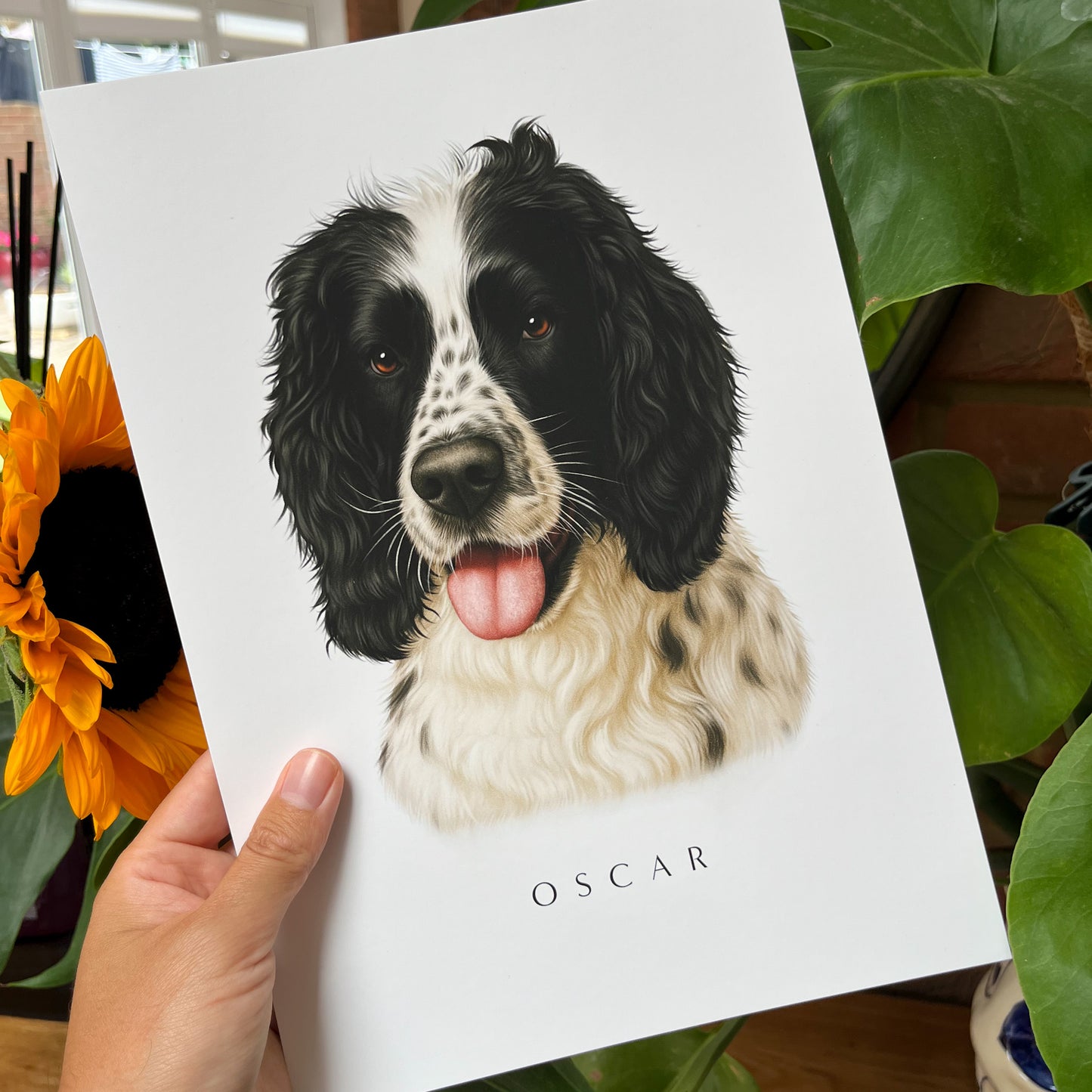 Single Pet Portrait Print