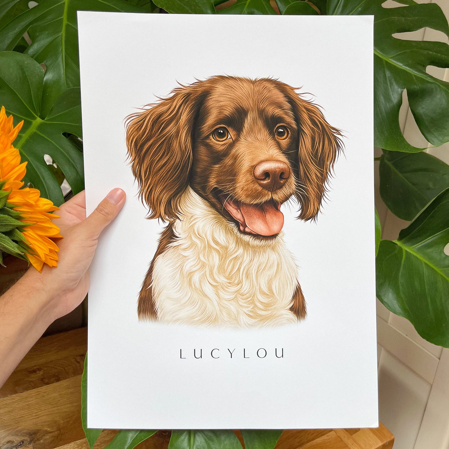 Single Pet Portrait Print