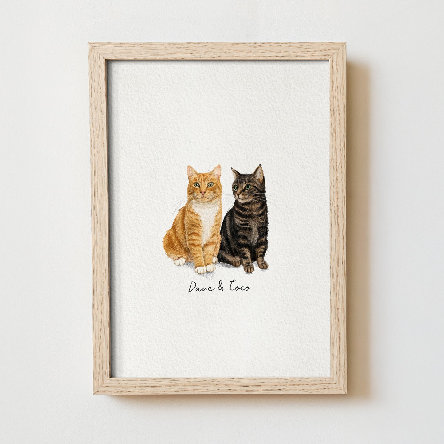 Mini multiple Pet Portrait print