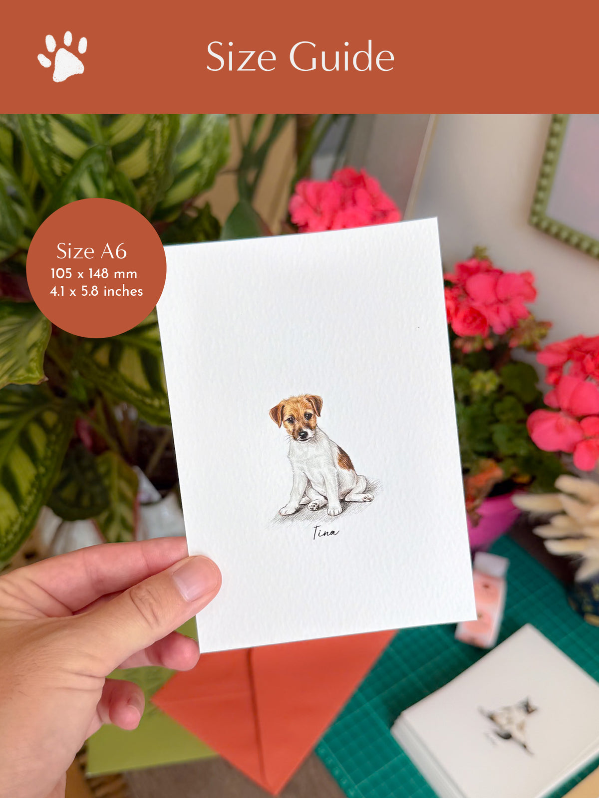 Mini Pet Portrait print