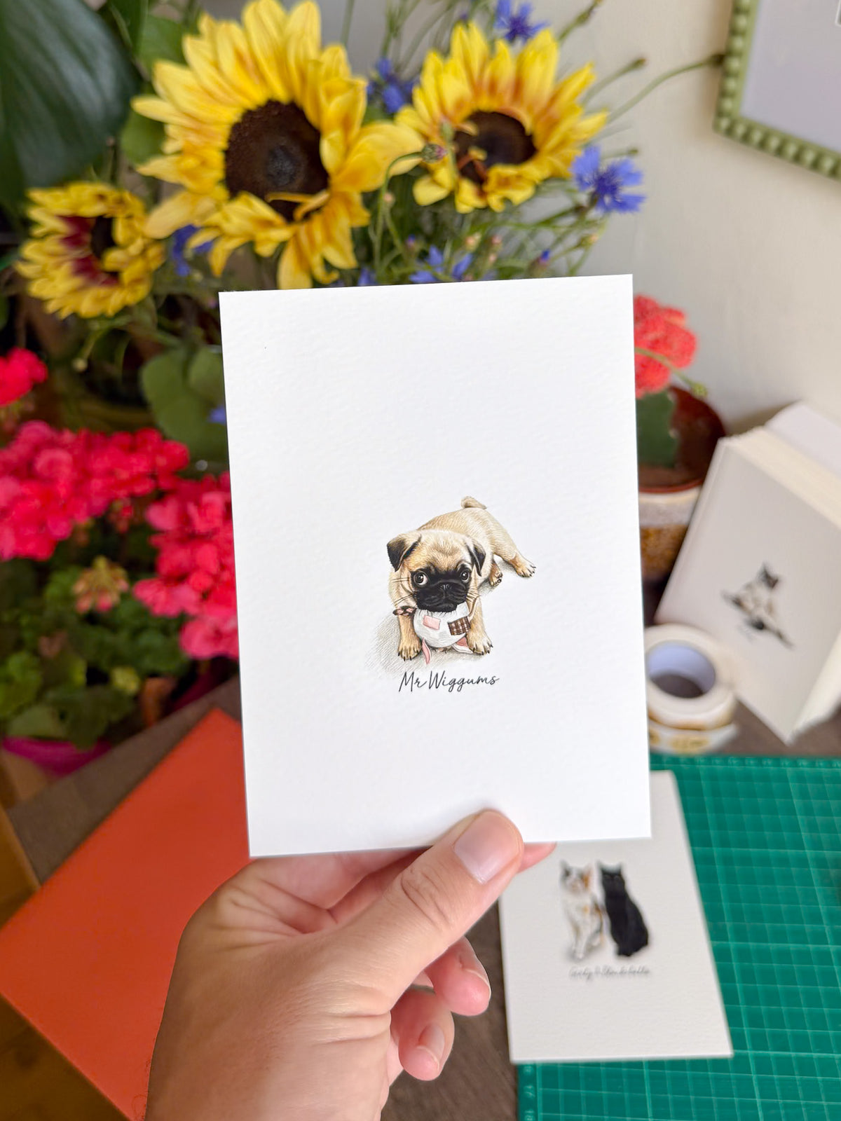 Mini Pet Portrait print