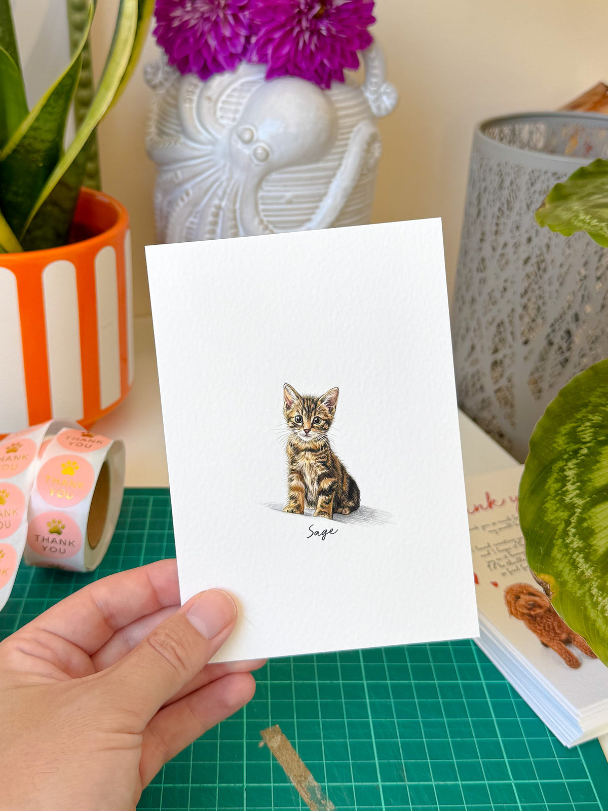 Mini Pet Portrait print