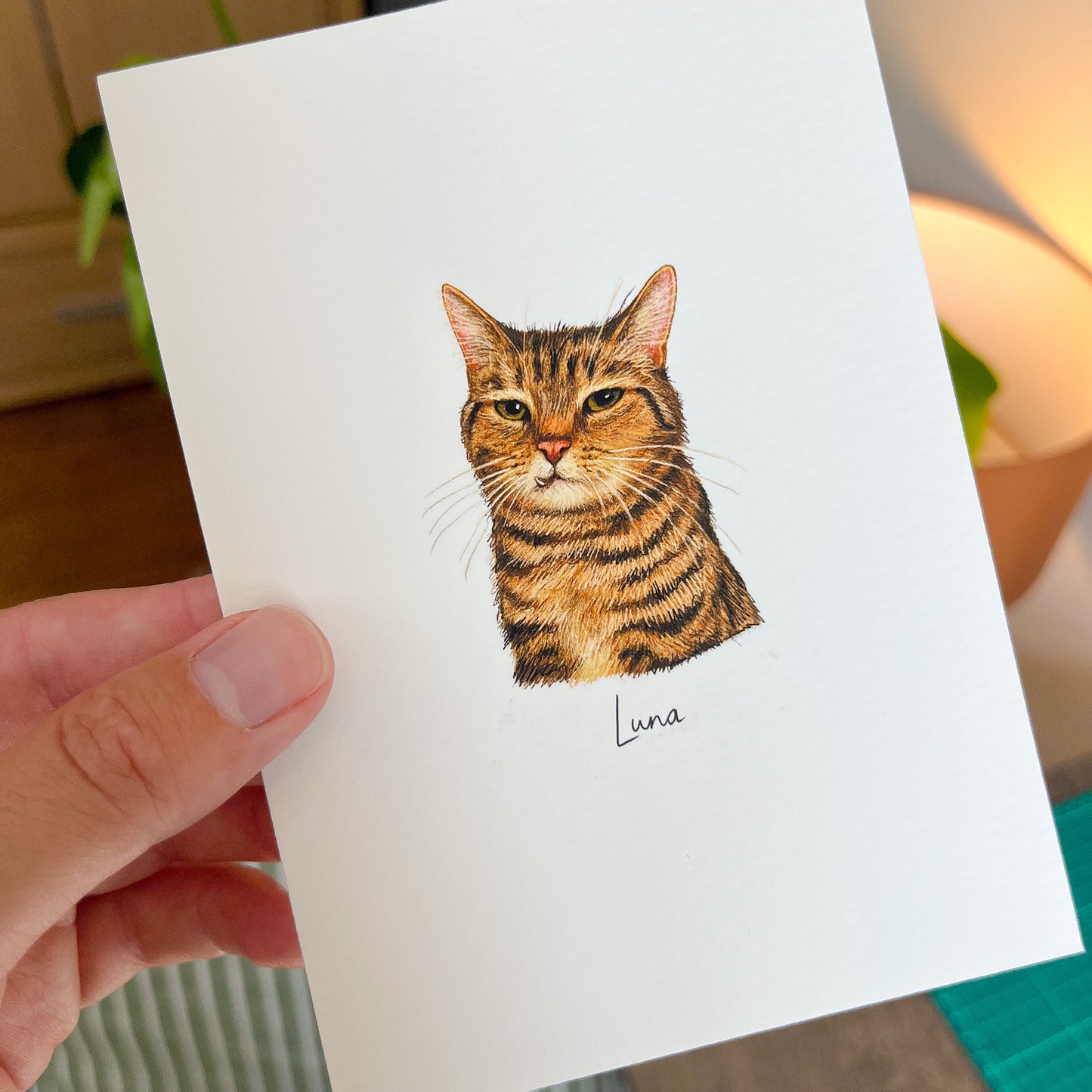 Mini Pet Portrait doodle print