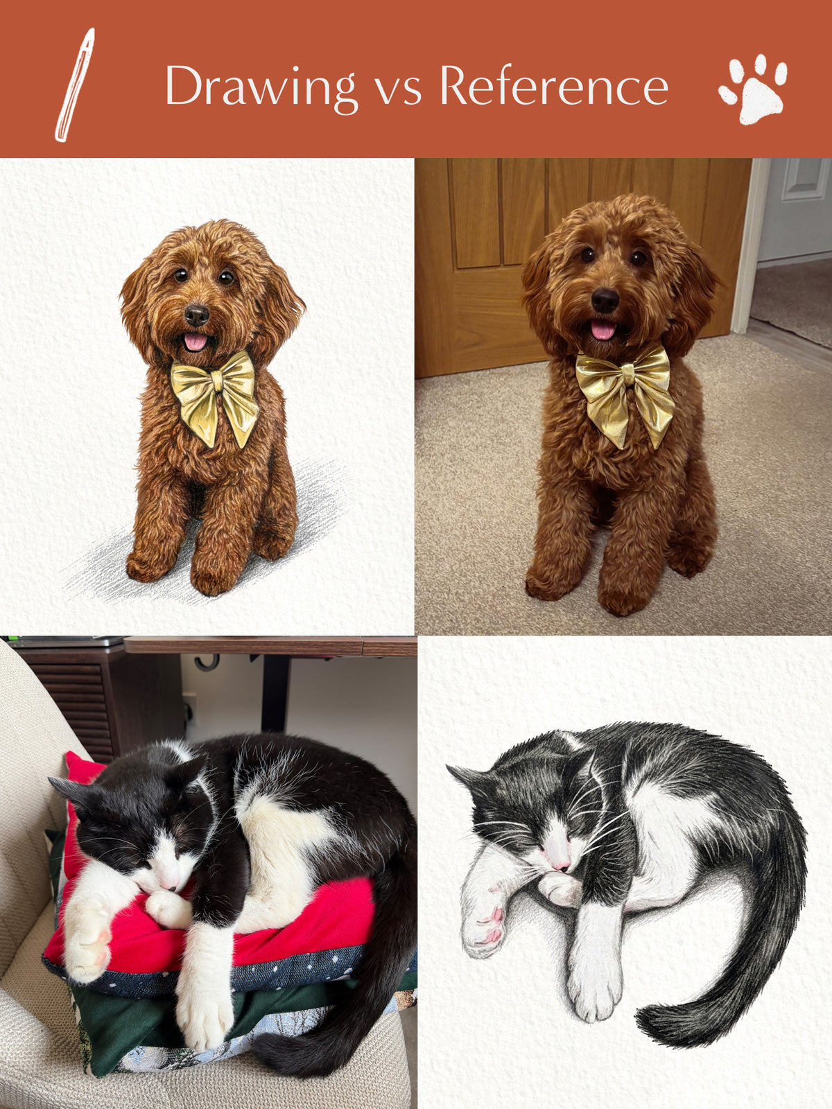 Mini Pet Portrait print