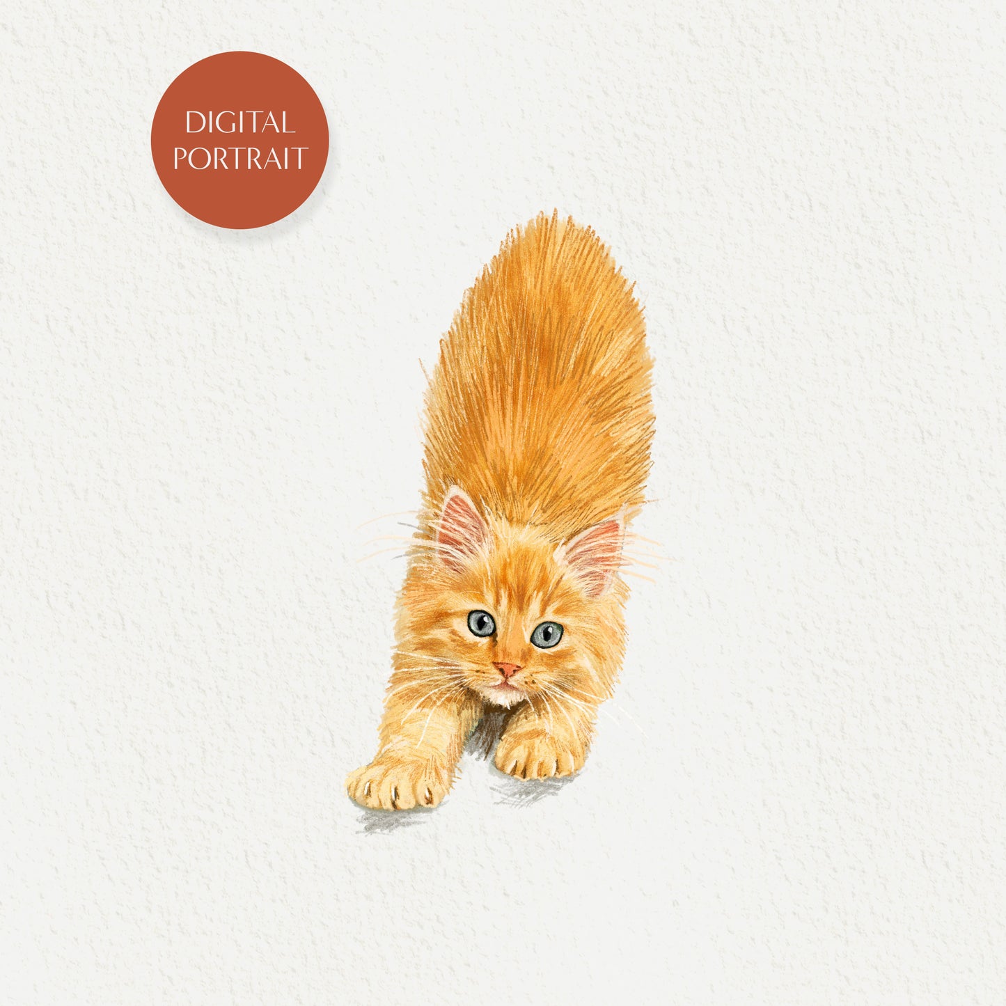 Digital Mini Pet Portrait doodle