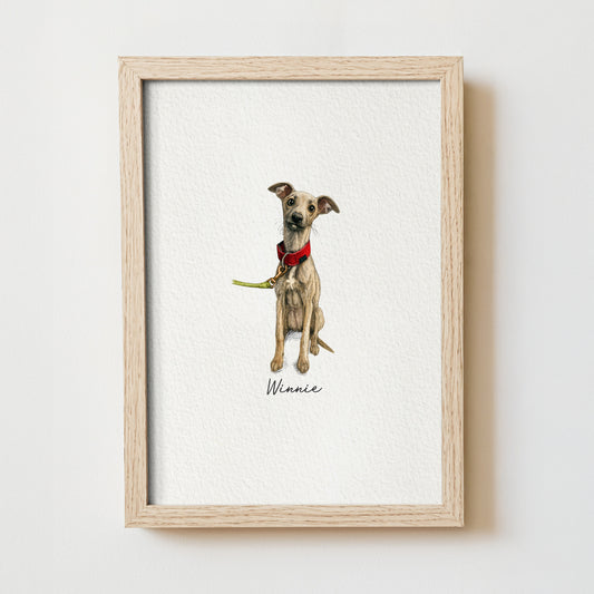 Mini Pet Portrait print